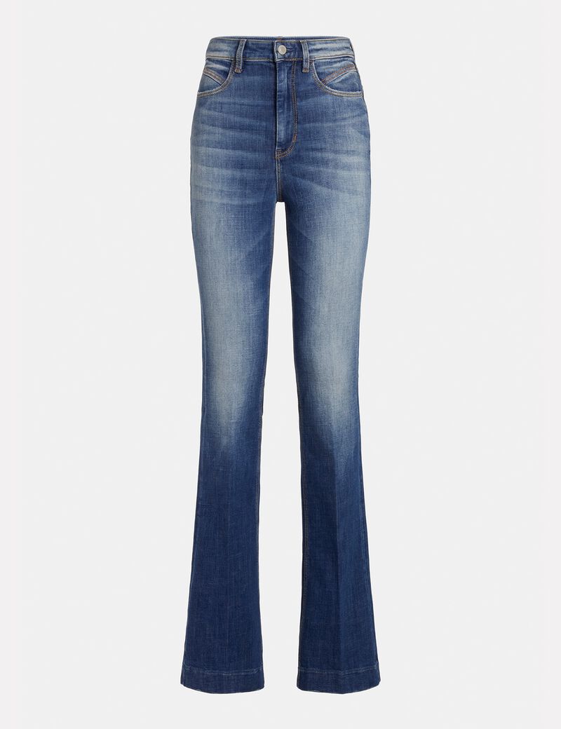Fit And Flare Denim Pant