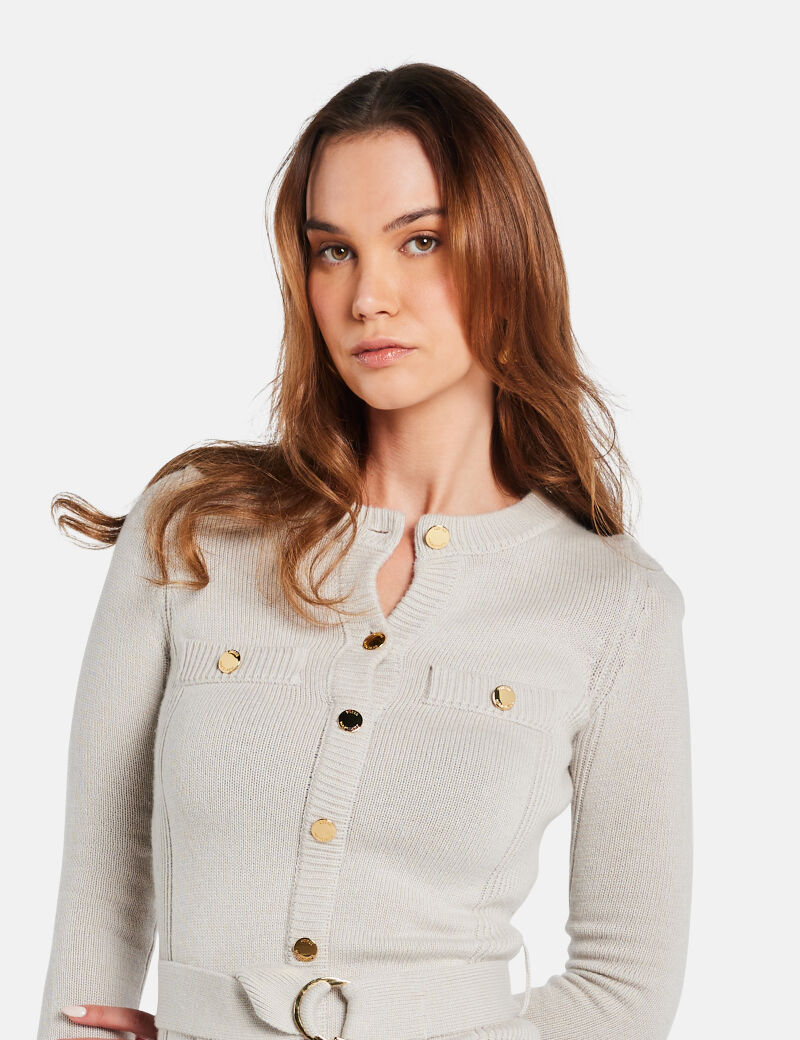 Marciano cashmere-blend mini dress