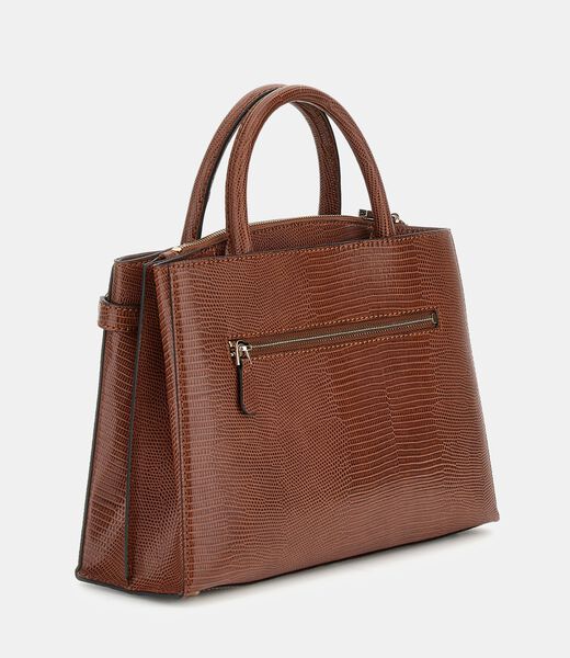 Arlena python-print handbag