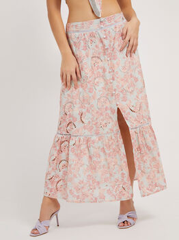 Embroidered Long Skirt