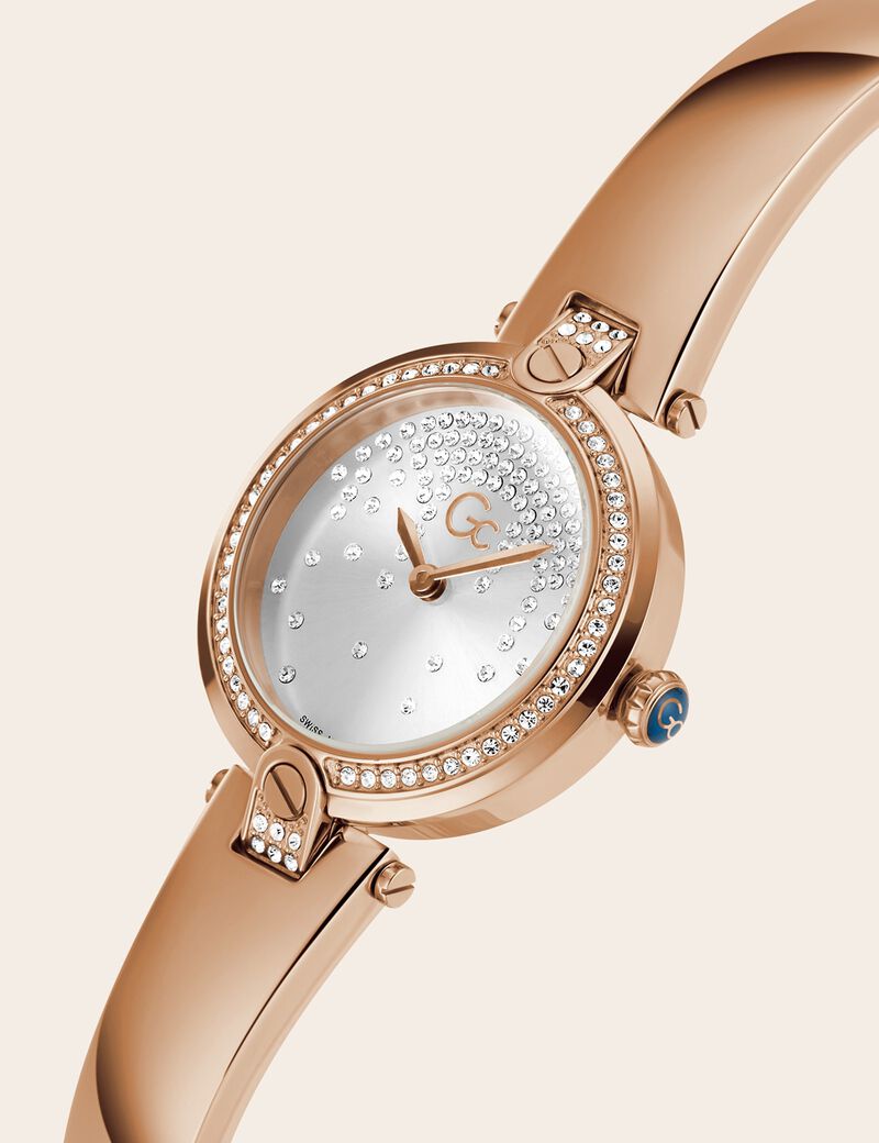 Gc steel analogue watch