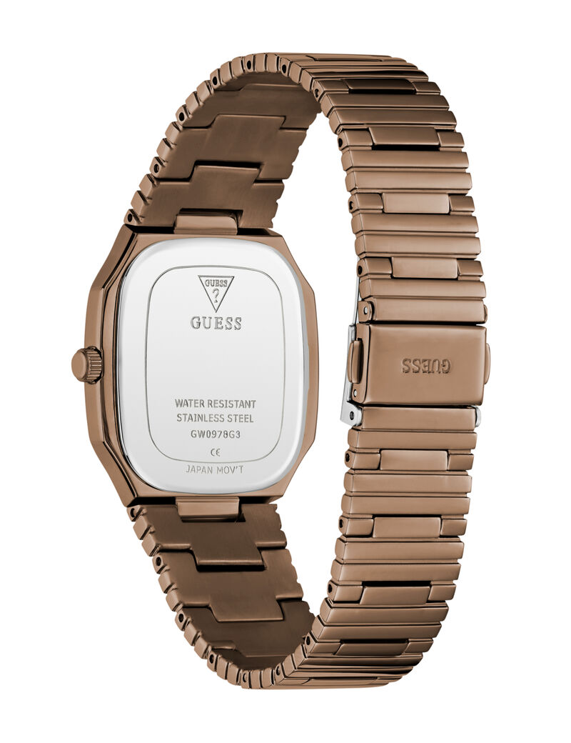 guess mens coffee date watch