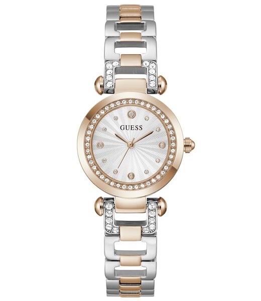 Ladies 2-Tone Rose Gold Tone Analog Watch