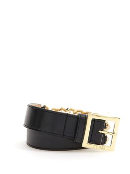 Black And Gold Chain Belt