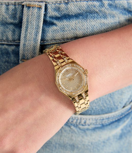 Ladies Gold Tone Analog Watch