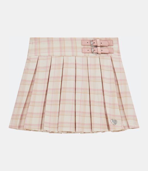Pleated mini skirt