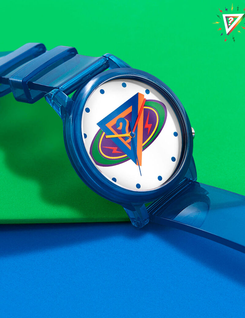 Blue And White Kids Watch