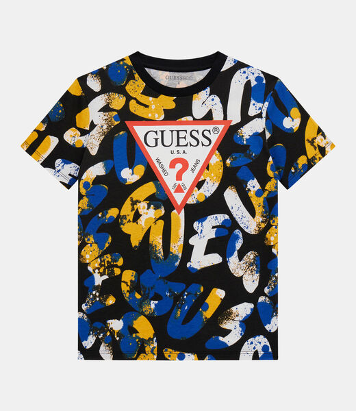 All over print stretch t-shirt