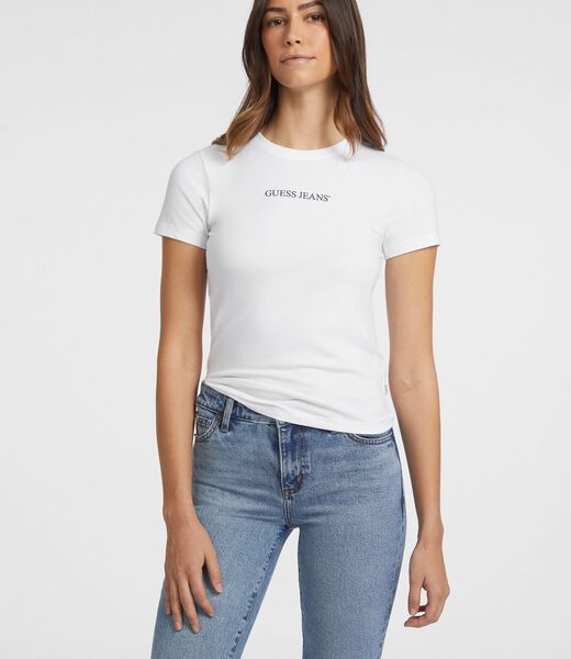 GJ SS CN SLIM LOGO PRINT TEE