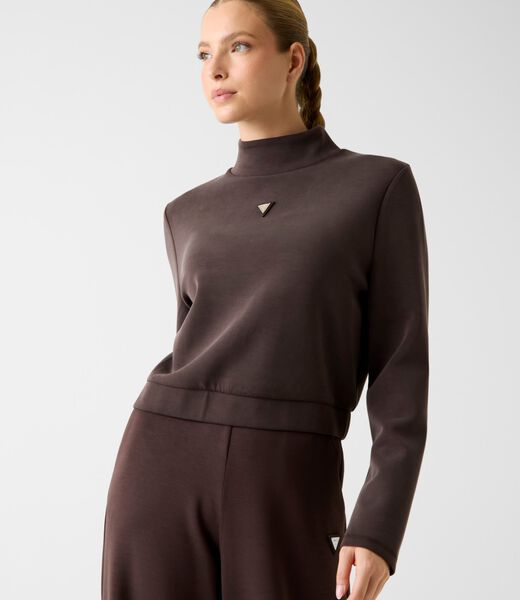 High neck sweatshirt