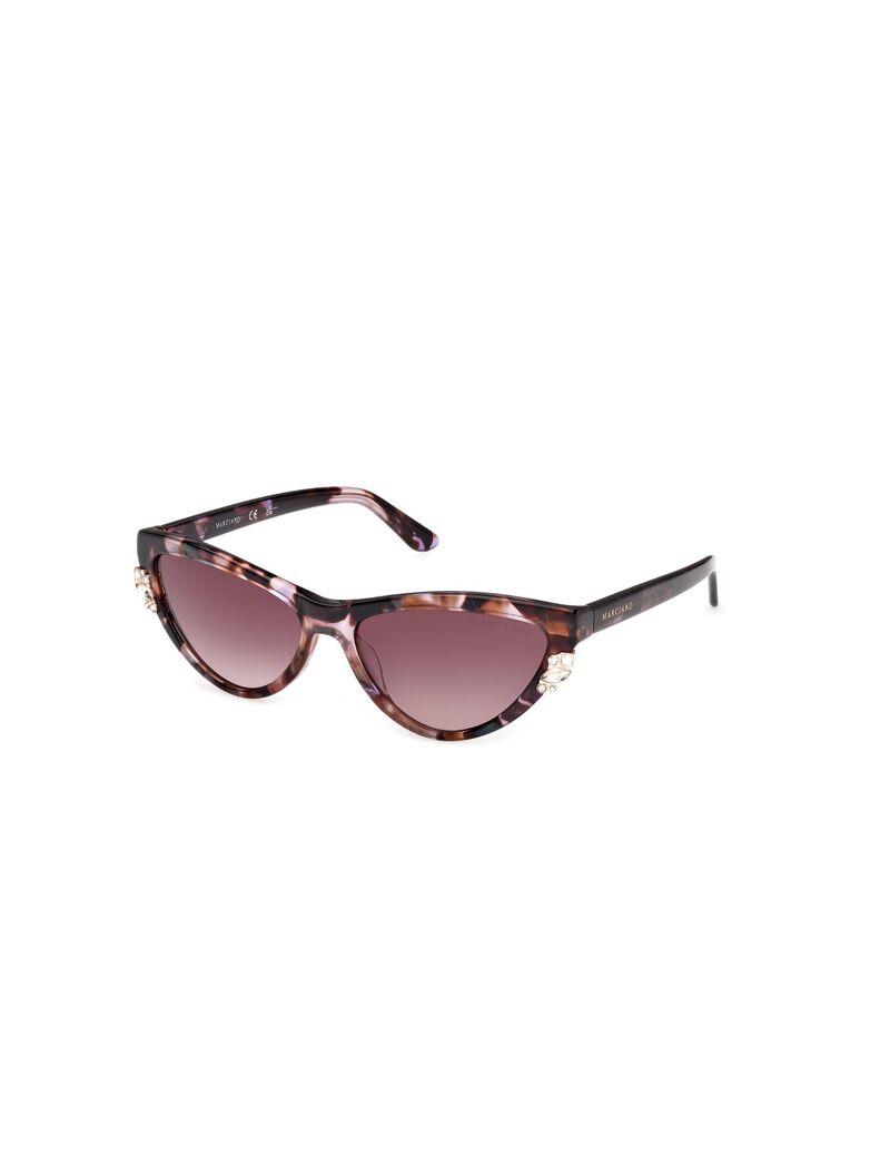 Cat-eye plastic sunglasses