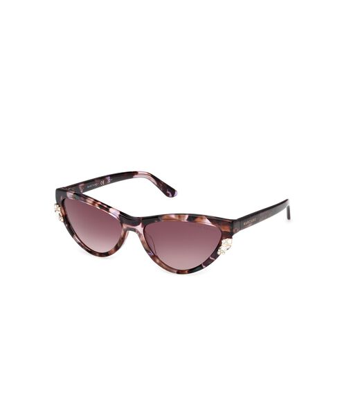 Cat-eye plastic sunglasses