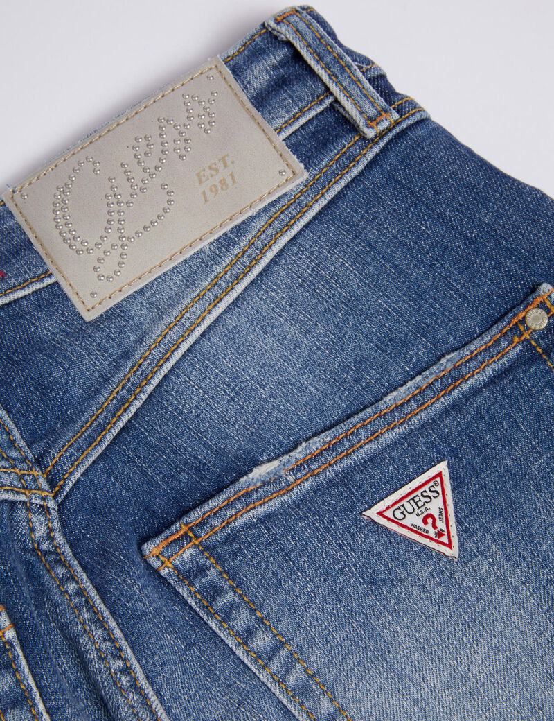 Fit And Flare Denim Pant