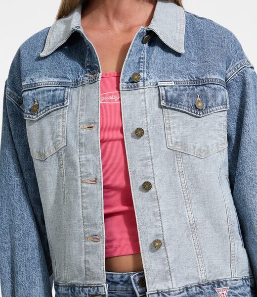 Oversized Denim Trucker Jacket