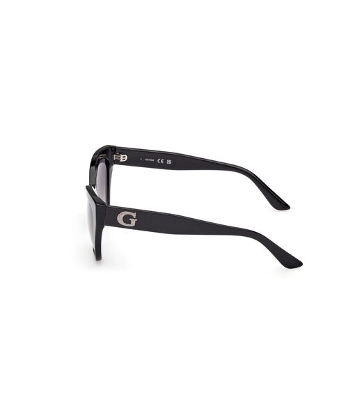 Square black gradient smoke sunglasses