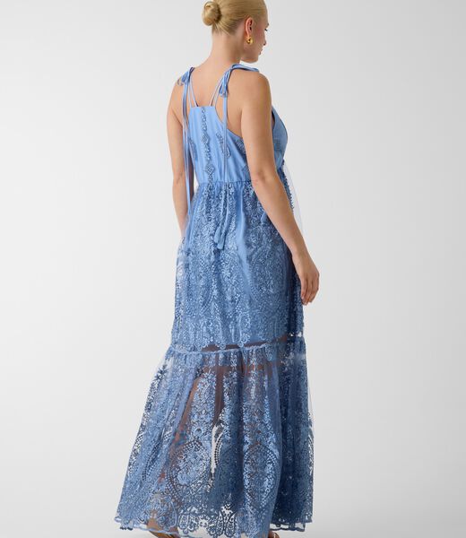 Embroidered maxi dress