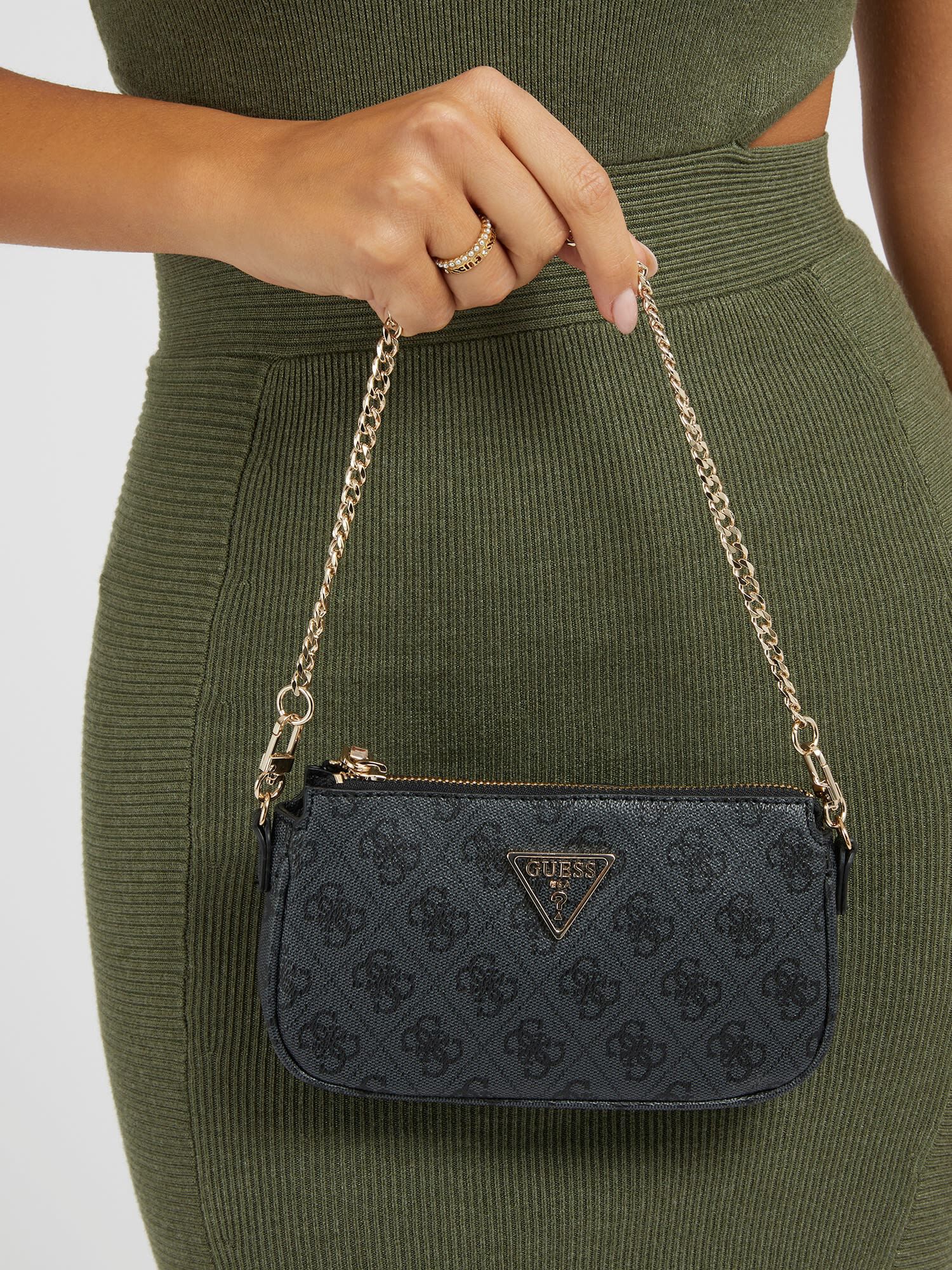Shop GUESS Online Noelle 4G Logo Mini Crossbody Bag