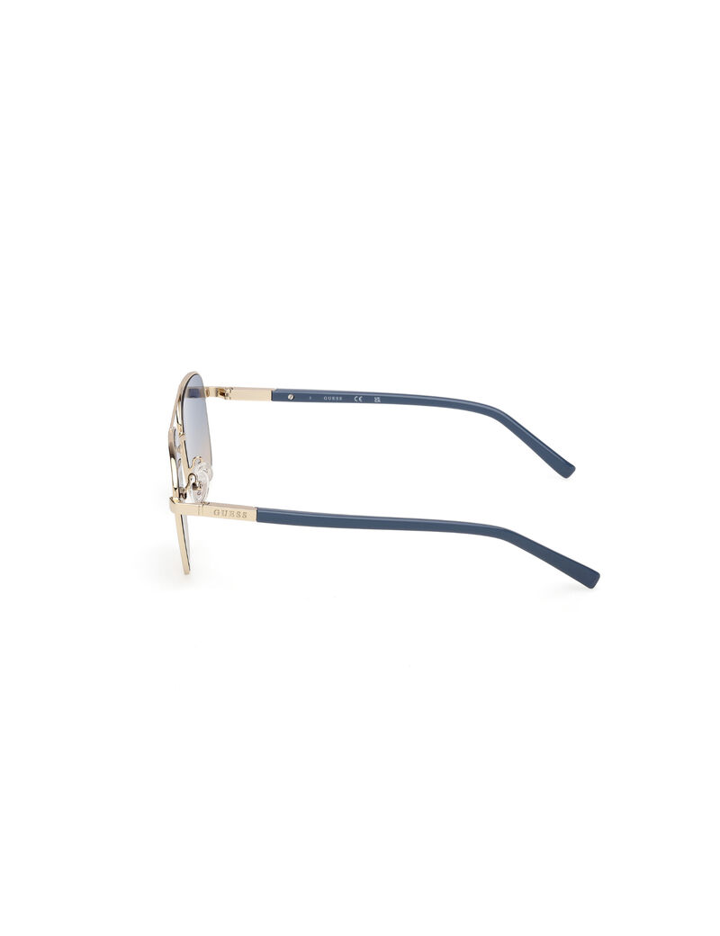 جيس square metal sunglasses