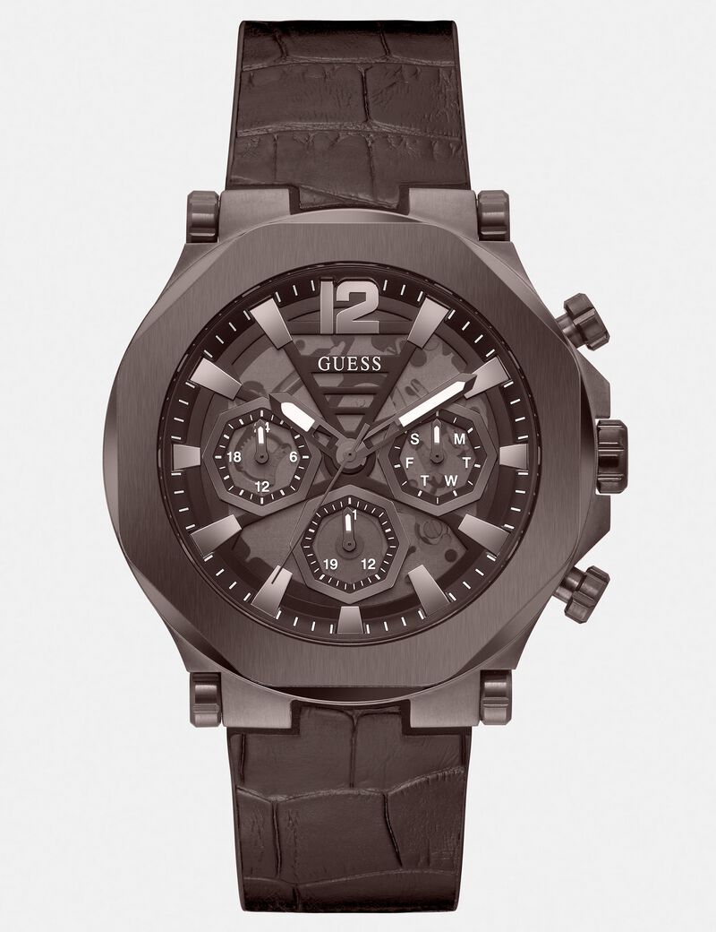Multi-function steel watch