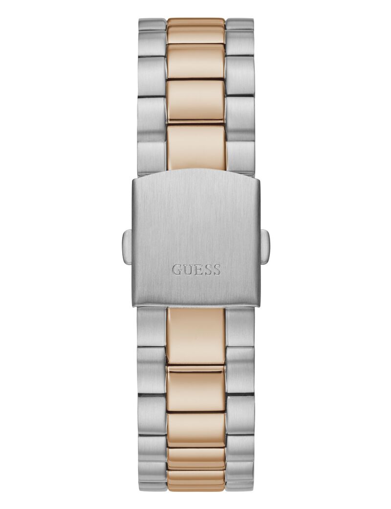 Steel watch with date function