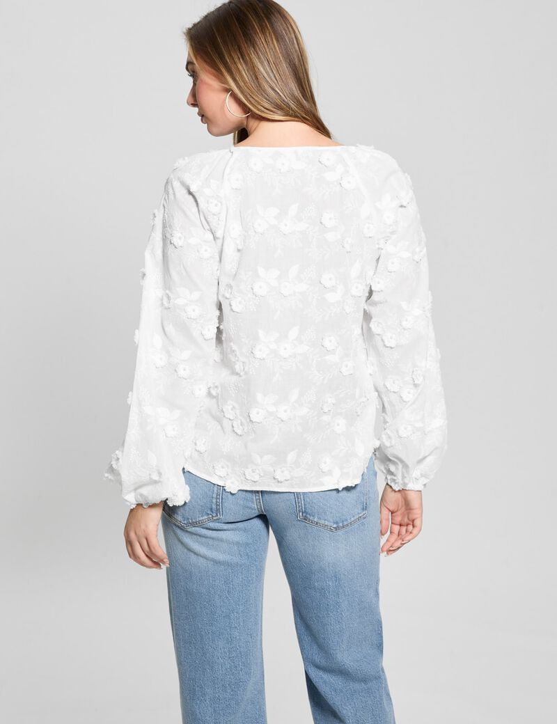 Flowing tunic blouse