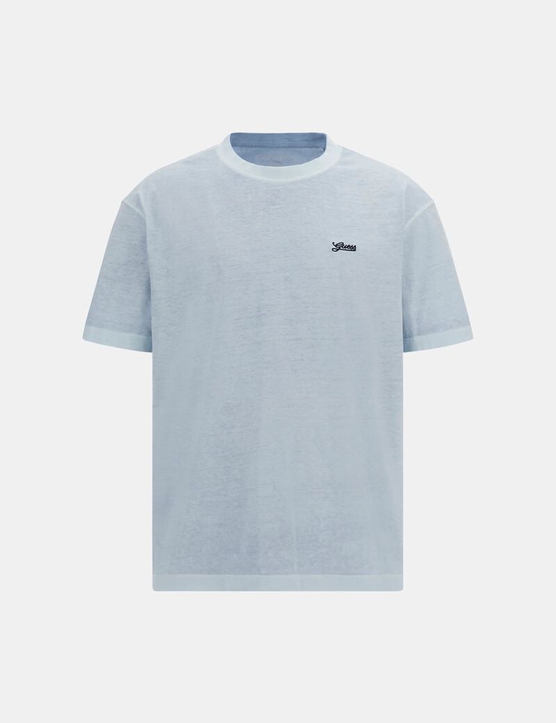 تي شيرت كبير الحجم بشعار الماركة