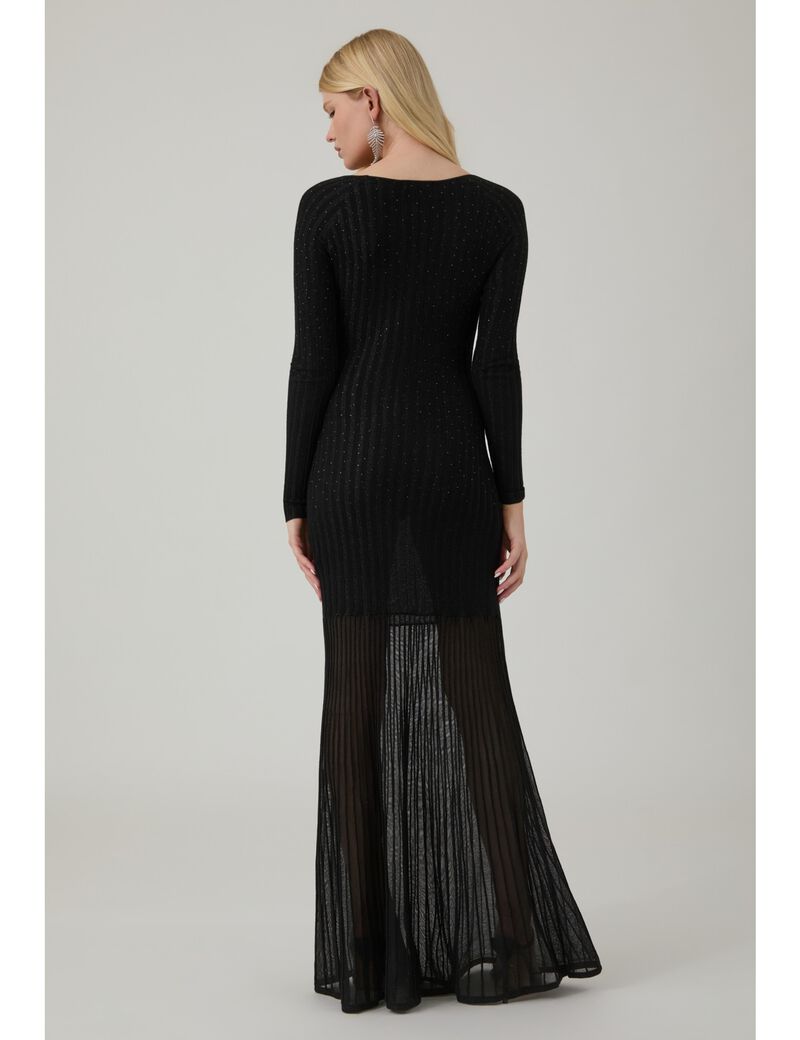 guess perilla sheer rib dress