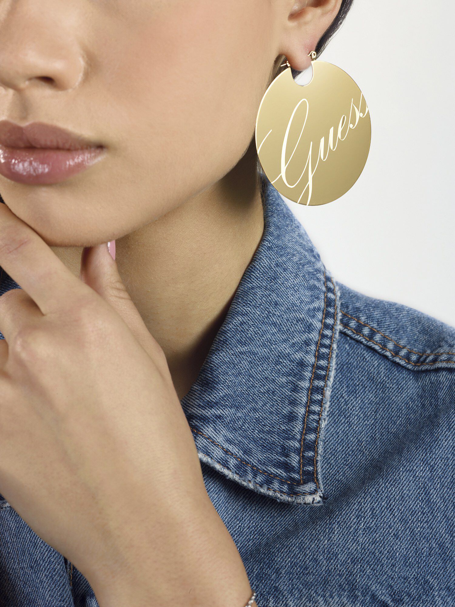 Guess liquid outlet earrings