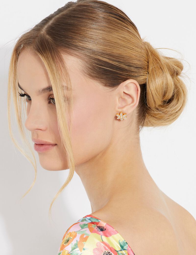 White Lotus earrings