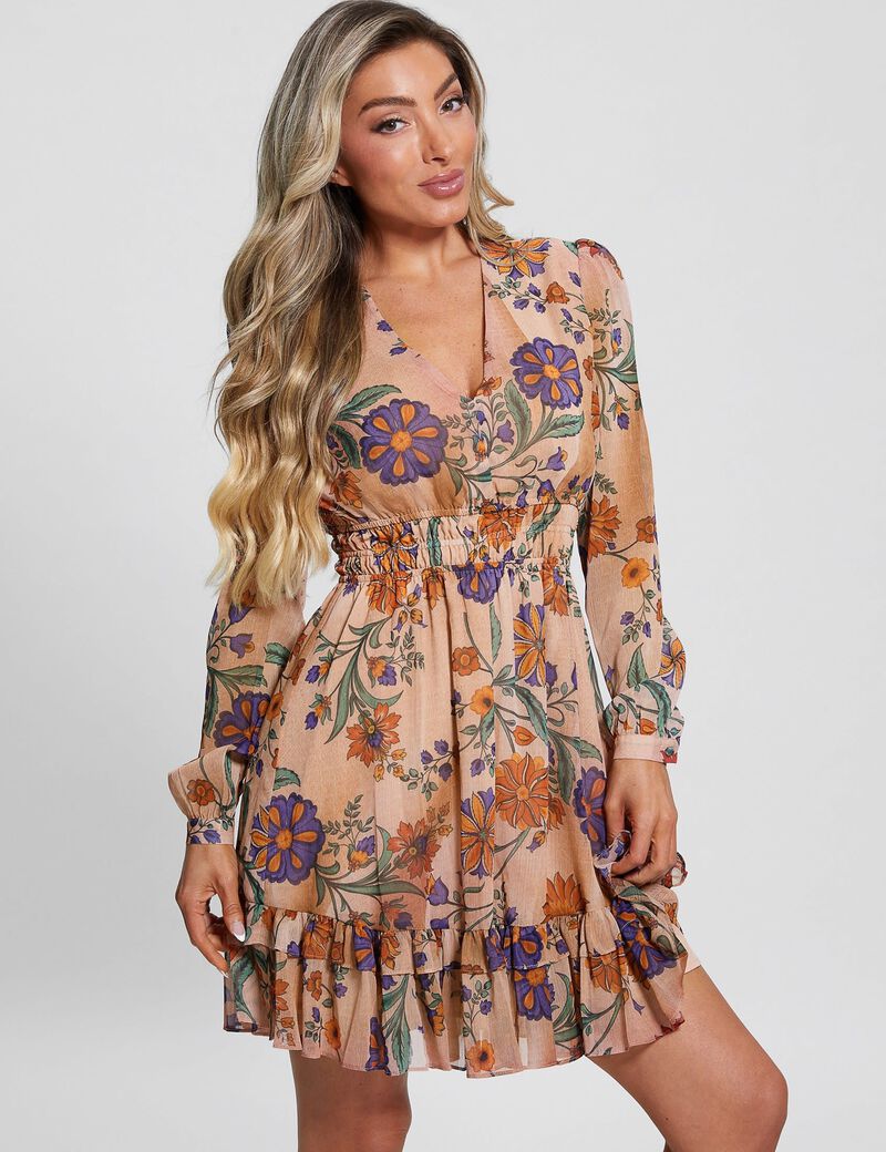 All Over Print Mini Dress