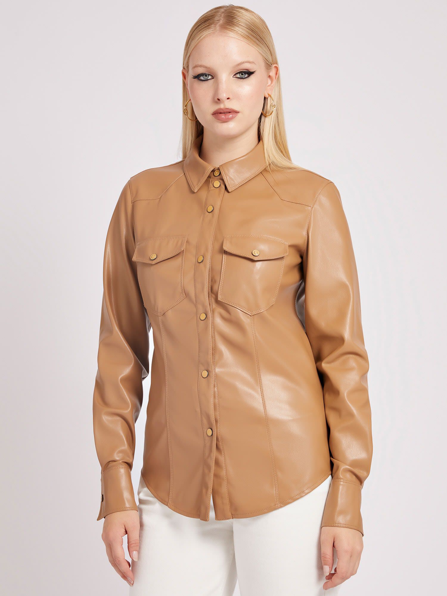 Women's new arrivals leather shirts
