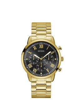 Black And Gold Multifunction Watch