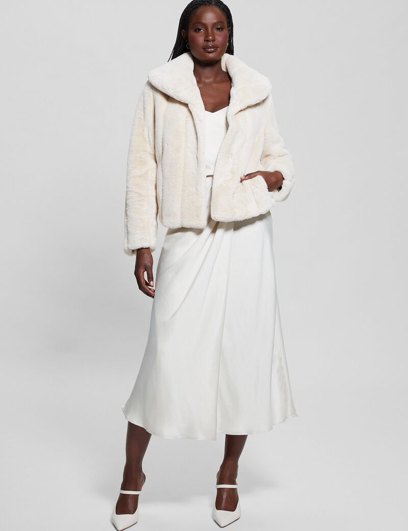 Faux fur jacket