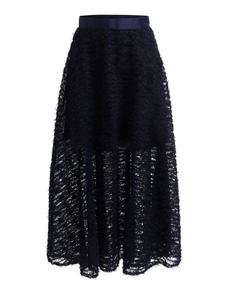 Tulleâ Rouches Long Skirt