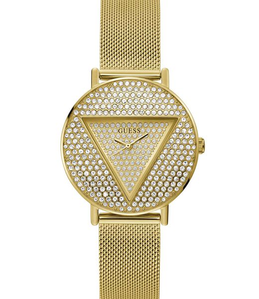 Gold-tone Mesh Analog Watch