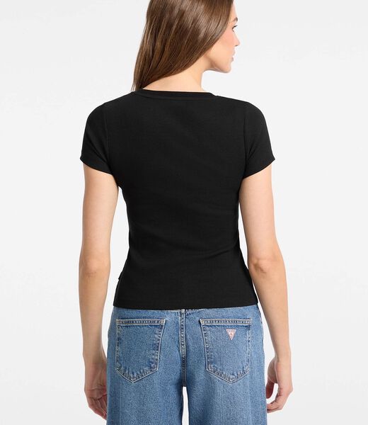 Slim embroidered tank top