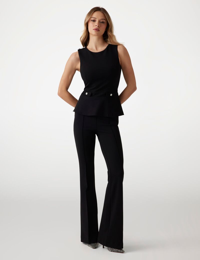 High rise flare pant