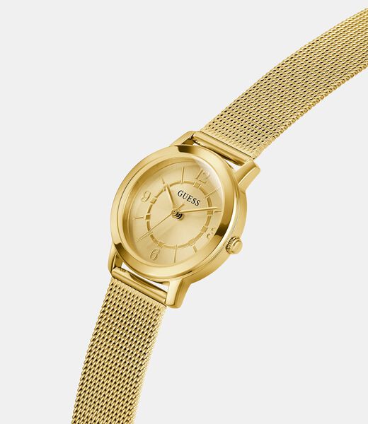 Stainless steel analogue watch