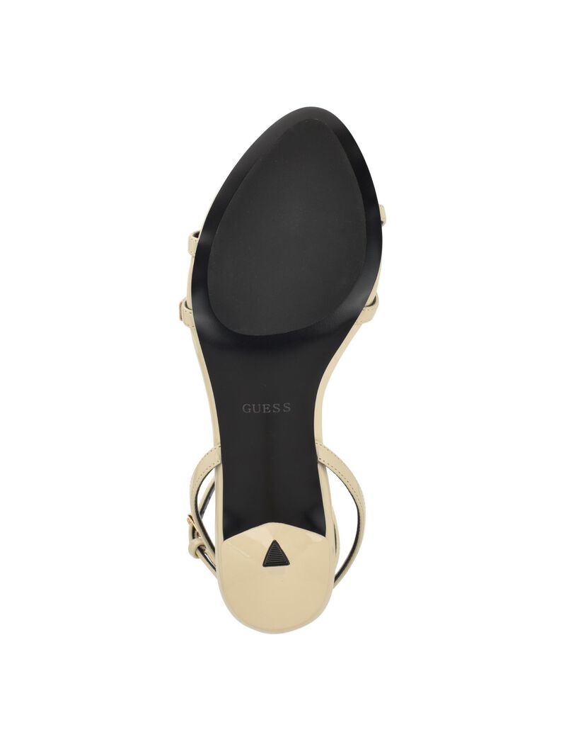 Strappy open toe G hardware dress sandal