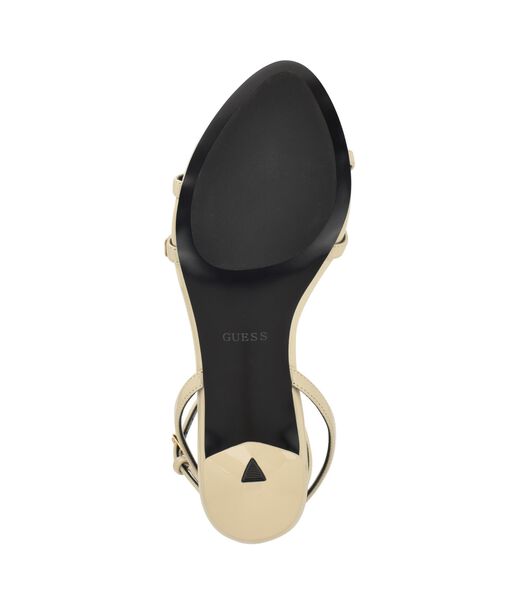 Strappy open toe G hardware dress sandal