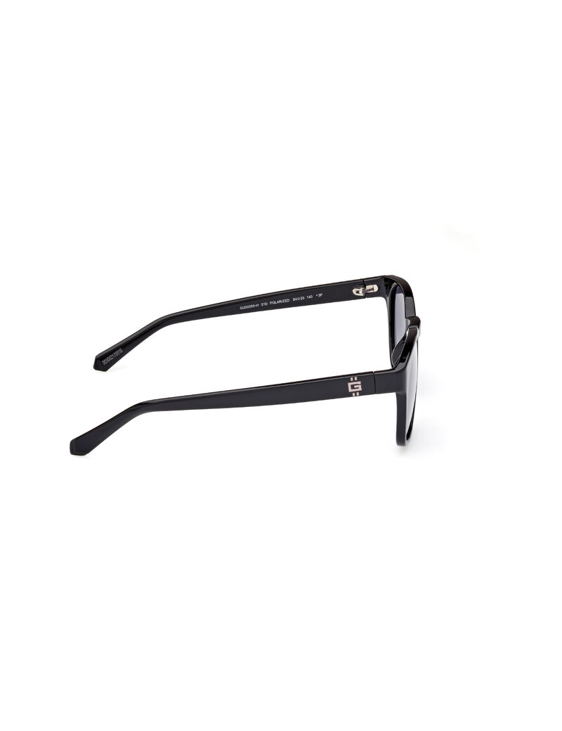 جيس shiny black   smoke polarized