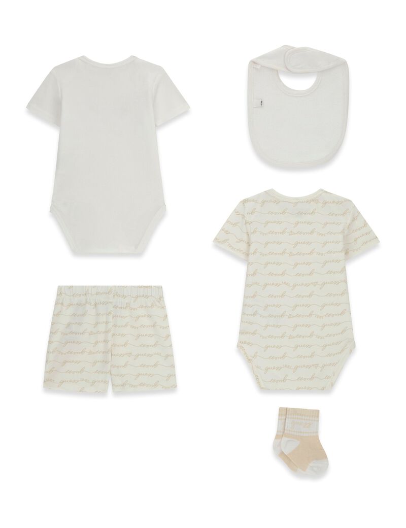 جيس set 2pc ss body shorts bib soc