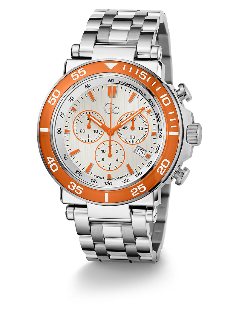 guess gc one sport chrono metal