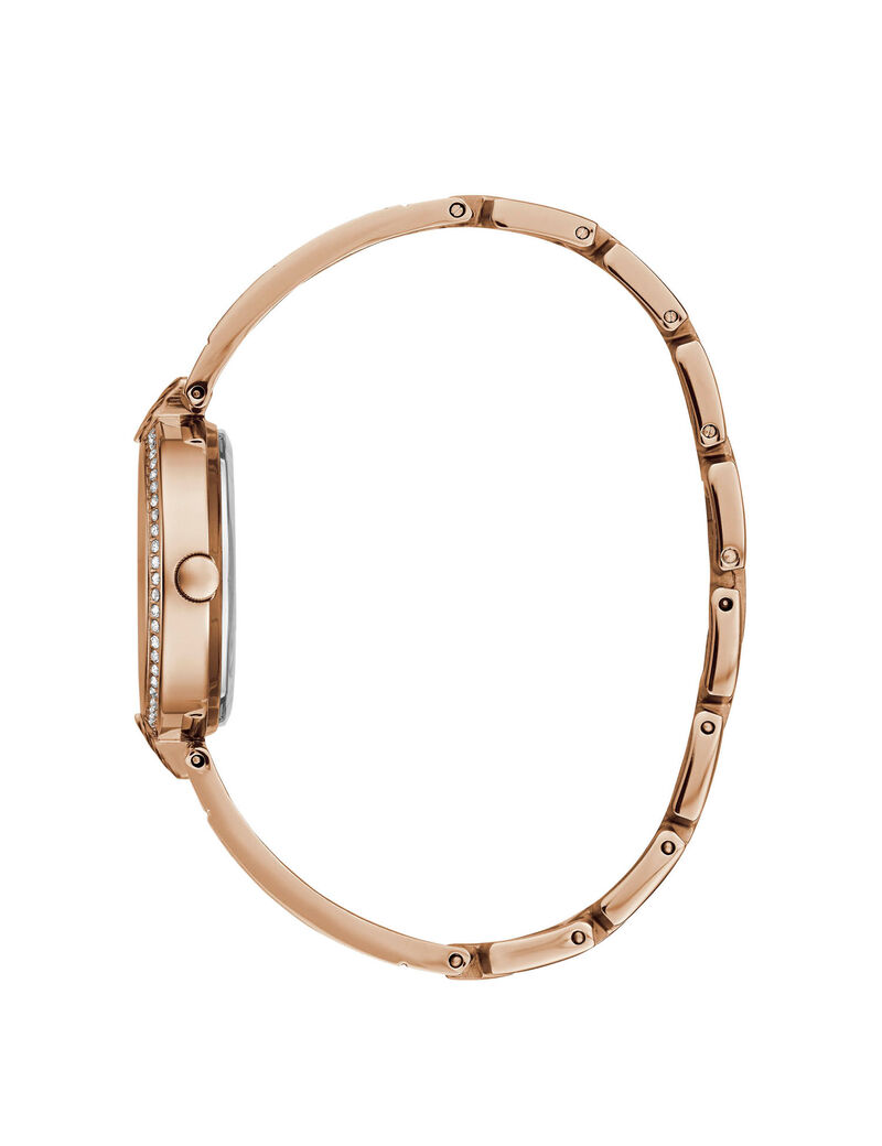 Rose Gold And Crystal Ladies Watch