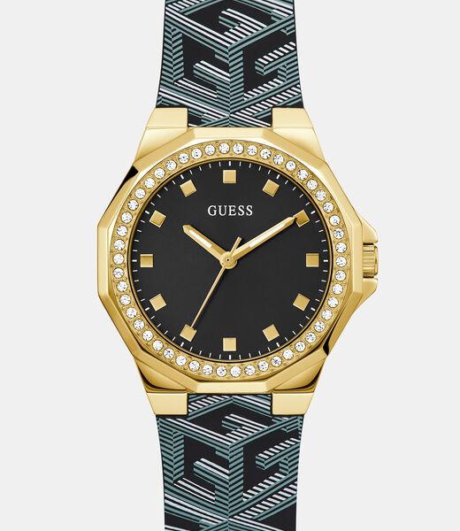 Analogue watch with G Cube logo detail