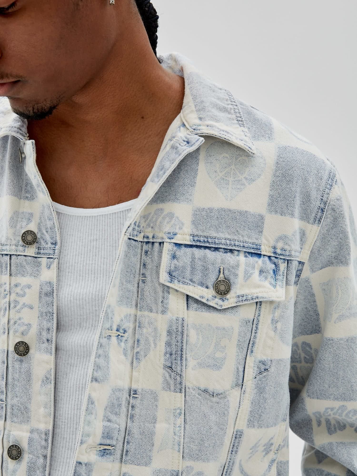 Guess j online balvin denim jacket