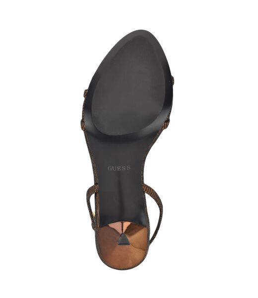 Strappy open toe G hardware dress sandal