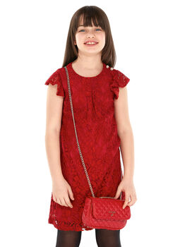 Lace Fit And Flare Dress