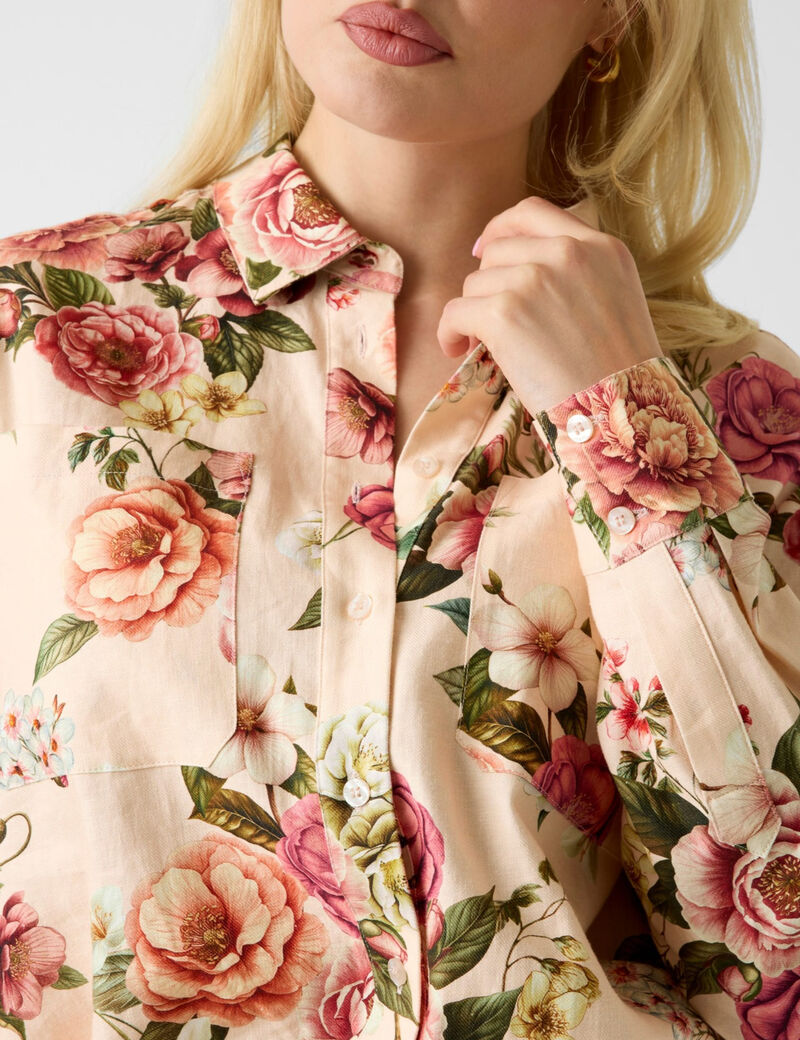 LS CADIE OVERSIZED LINEN TOP