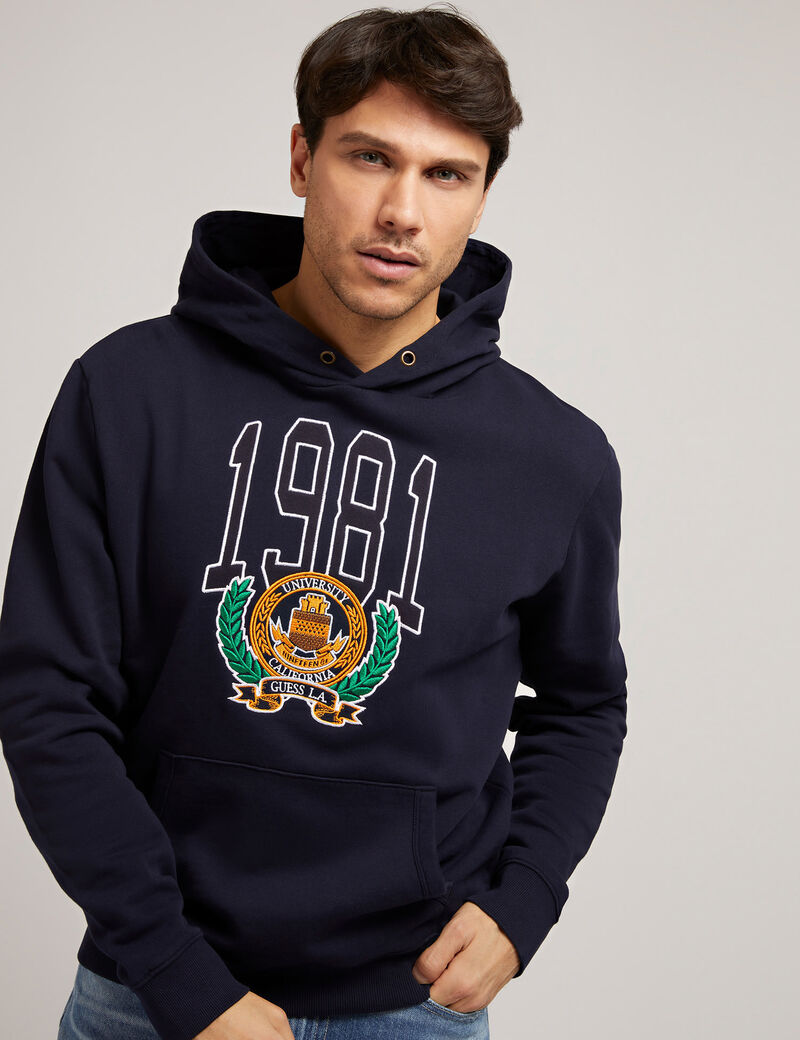 Front Print Hoodie Sweatshirt